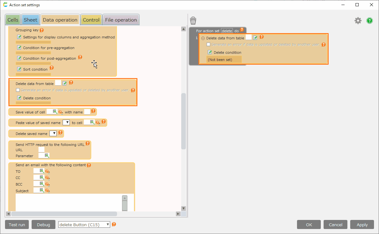 Insert Update Delete Table Data — CELF Help 4.7-0.1