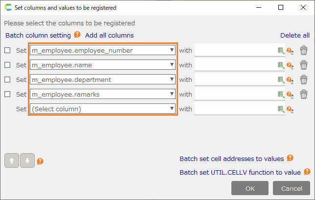 Insert Update Delete Table Data — CELF Help 4.1-0.2